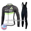 Set Langarmtrikot + Trägerhose Lange 2017 Dimension Data Winter Thermal Fleece N001